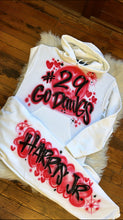 Load image into Gallery viewer, Custom Airbrush Game Day 2 Piece Sweatsuit
