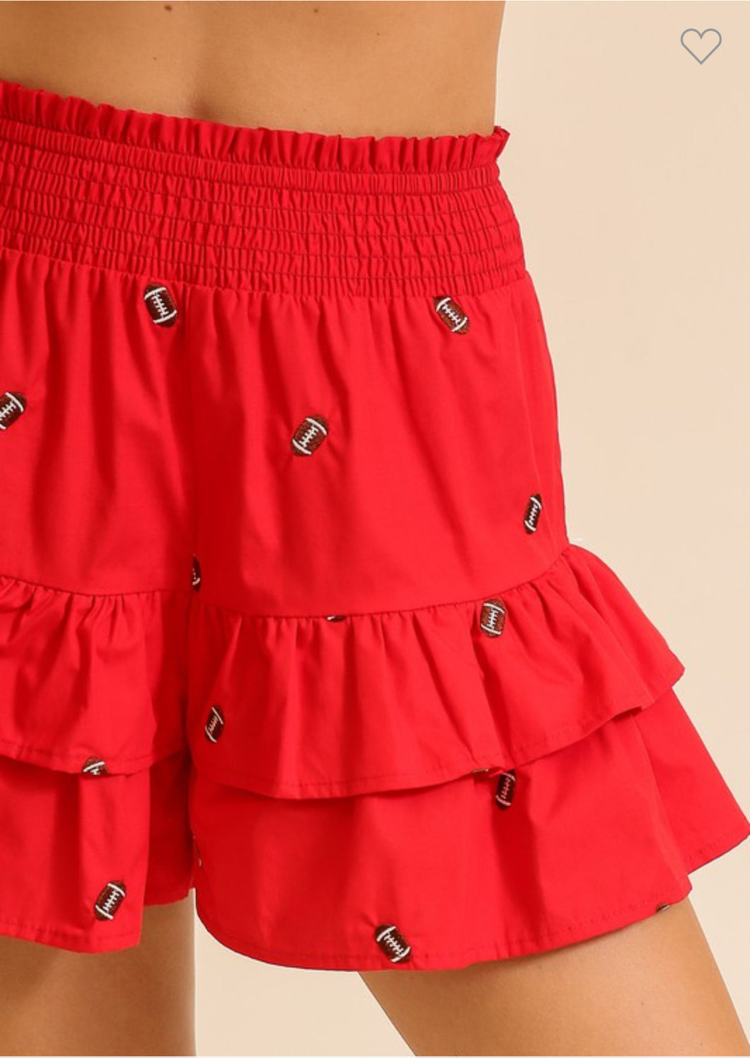 Game Day Football Patch Skort