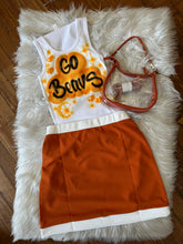 Load image into Gallery viewer, Game Day Contrast Skirt in burnt orange
