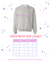Load image into Gallery viewer, Fleece Crewneck Sweatshirt - Galveston Orange Sunset Airbrush-Style
