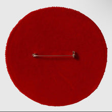 Load image into Gallery viewer, Alabama Beaded Button in Crimson and White – Game Day Stadium Pin
