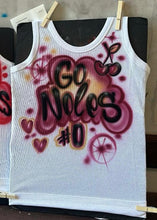 Load image into Gallery viewer, Maroon Custom Airbrush Game Day Tank Top
