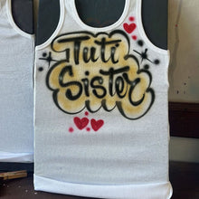 Load image into Gallery viewer, Yellow/Gold Custom Airbrush Game Day Tank Top

