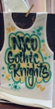 Load image into Gallery viewer, Green Custom Airbrush Game Day Tank Top
