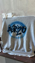Load image into Gallery viewer, Custom Airbrush 2 piece Sweat Set | Personalized Name Crewneck Sweater &amp; Sweatpants
