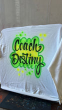 Load image into Gallery viewer, Custom Airbrush 2 piece Sweat Set | Personalized Name Crewneck Sweater &amp; Sweatpants
