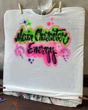 Load image into Gallery viewer, Front &amp; Back Personalized Airbrush Shirt – Custom Name + Colors
