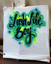 Load image into Gallery viewer, Front &amp; Back Personalized Airbrush Shirt – Custom Name + Colors
