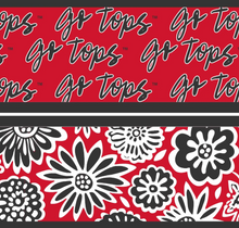 Load image into Gallery viewer, Western Kentucky Hilltoppers "Go Tops" Spirit Satin Skinny Scarf - Reversible Game Day Accessory
