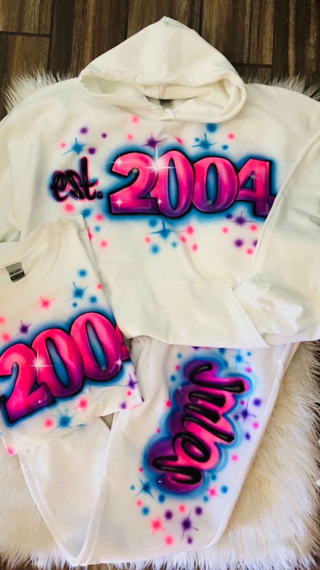 Personalized airbrush hoodies hotsell